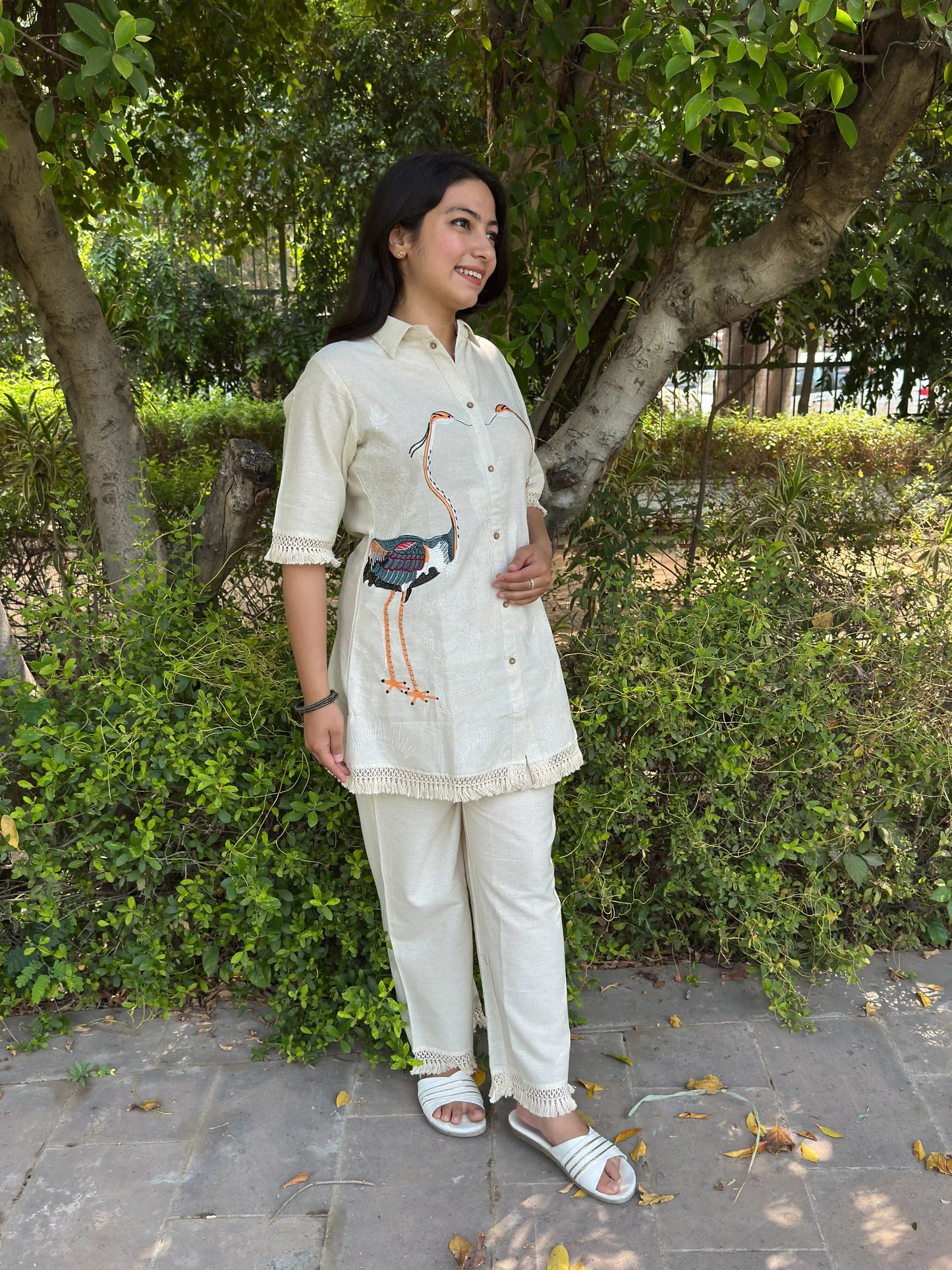 Chu Chu Beige Coord Set
