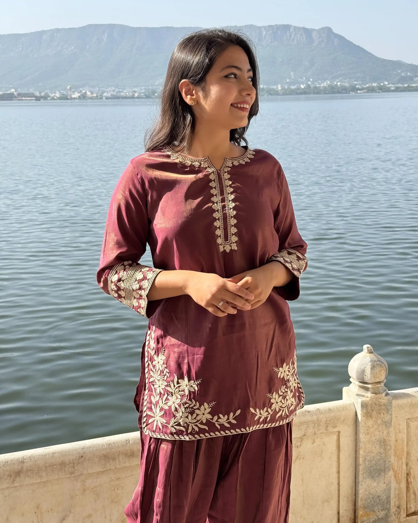 Onion Farshi Salwar Coord