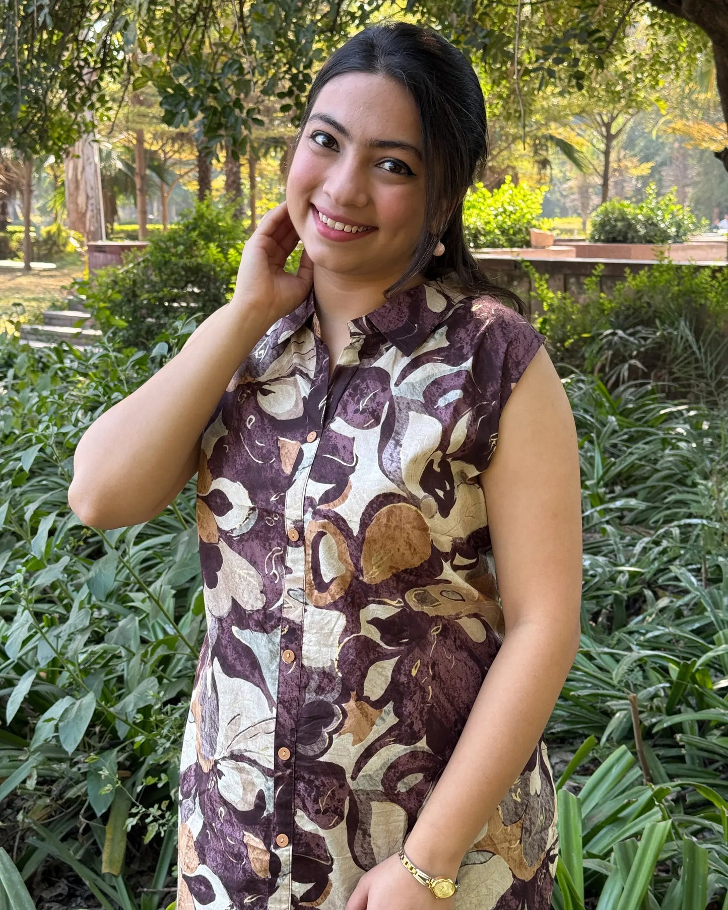 Plus Size Printed coord-set