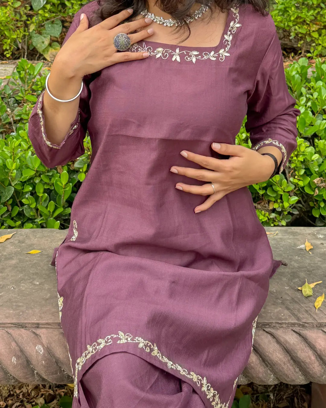Farshi Salwar Coord (Onion)