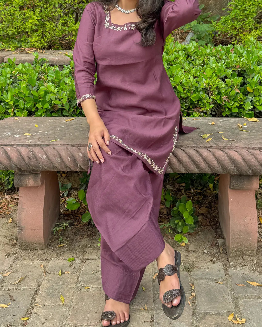 Farshi Salwar Coord (Onion)