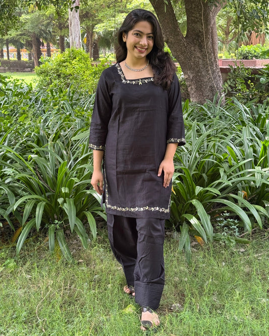 Black Farshi Coord-Set