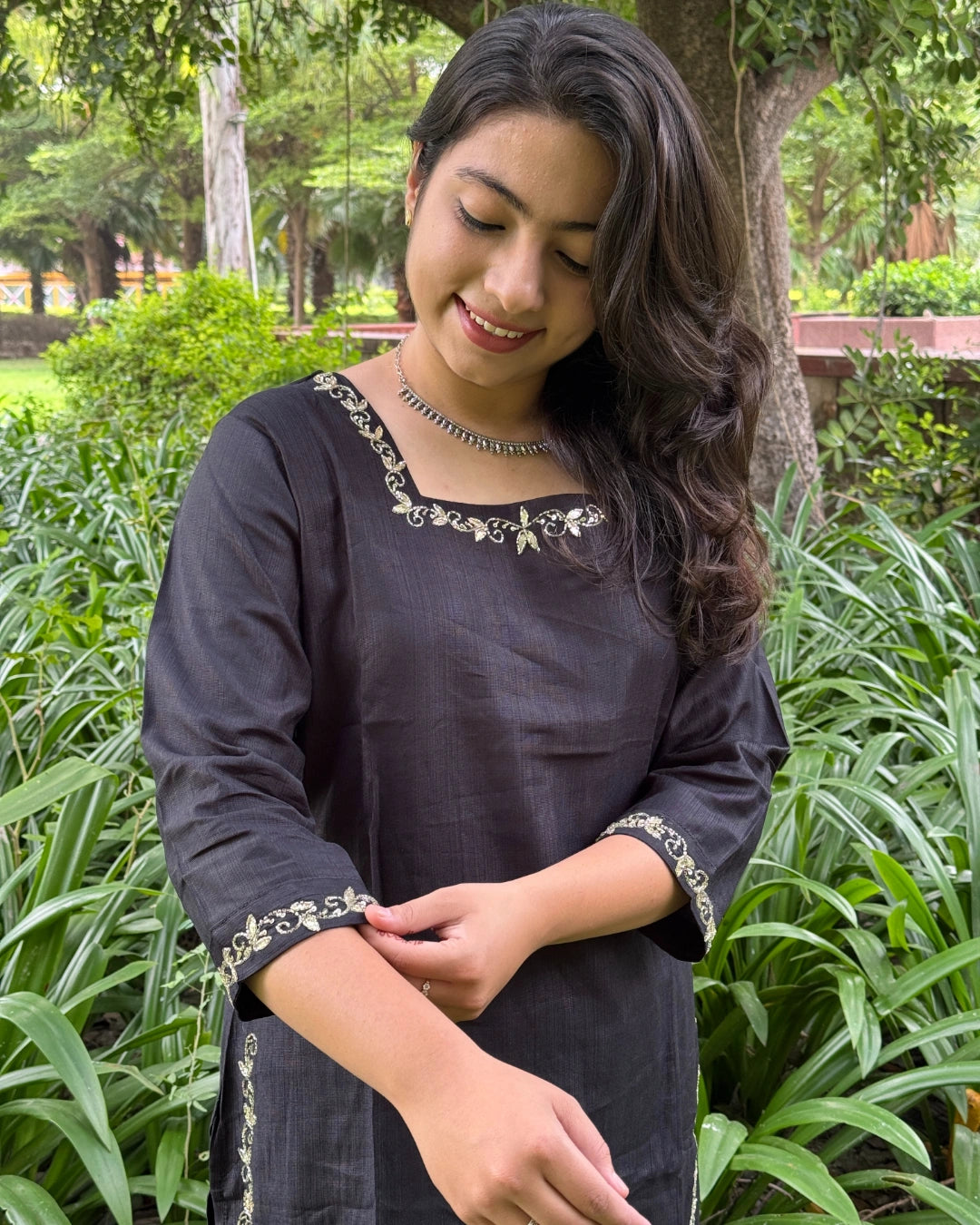 Black Farshi Coord-Set