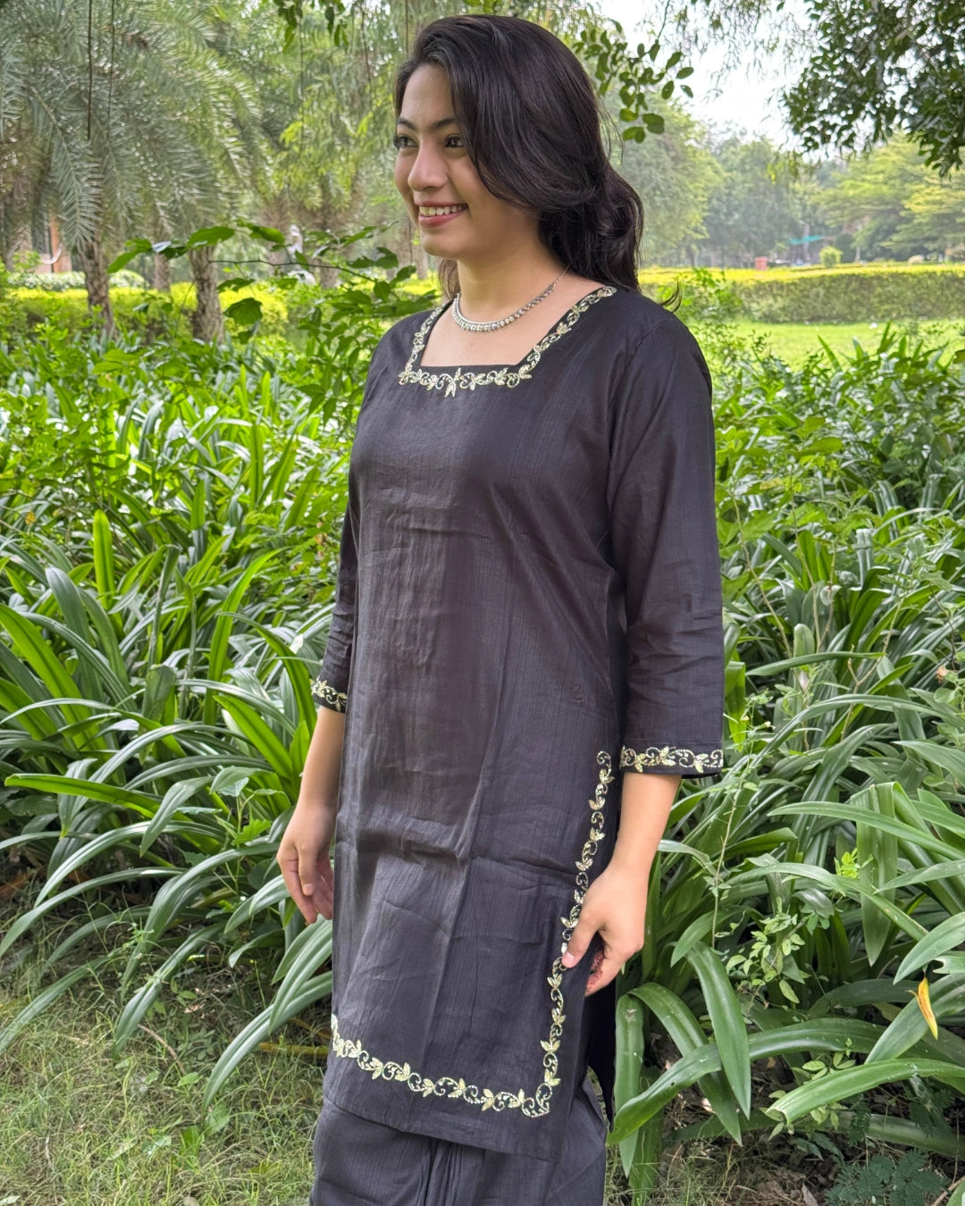 Black Farshi Coord-Set