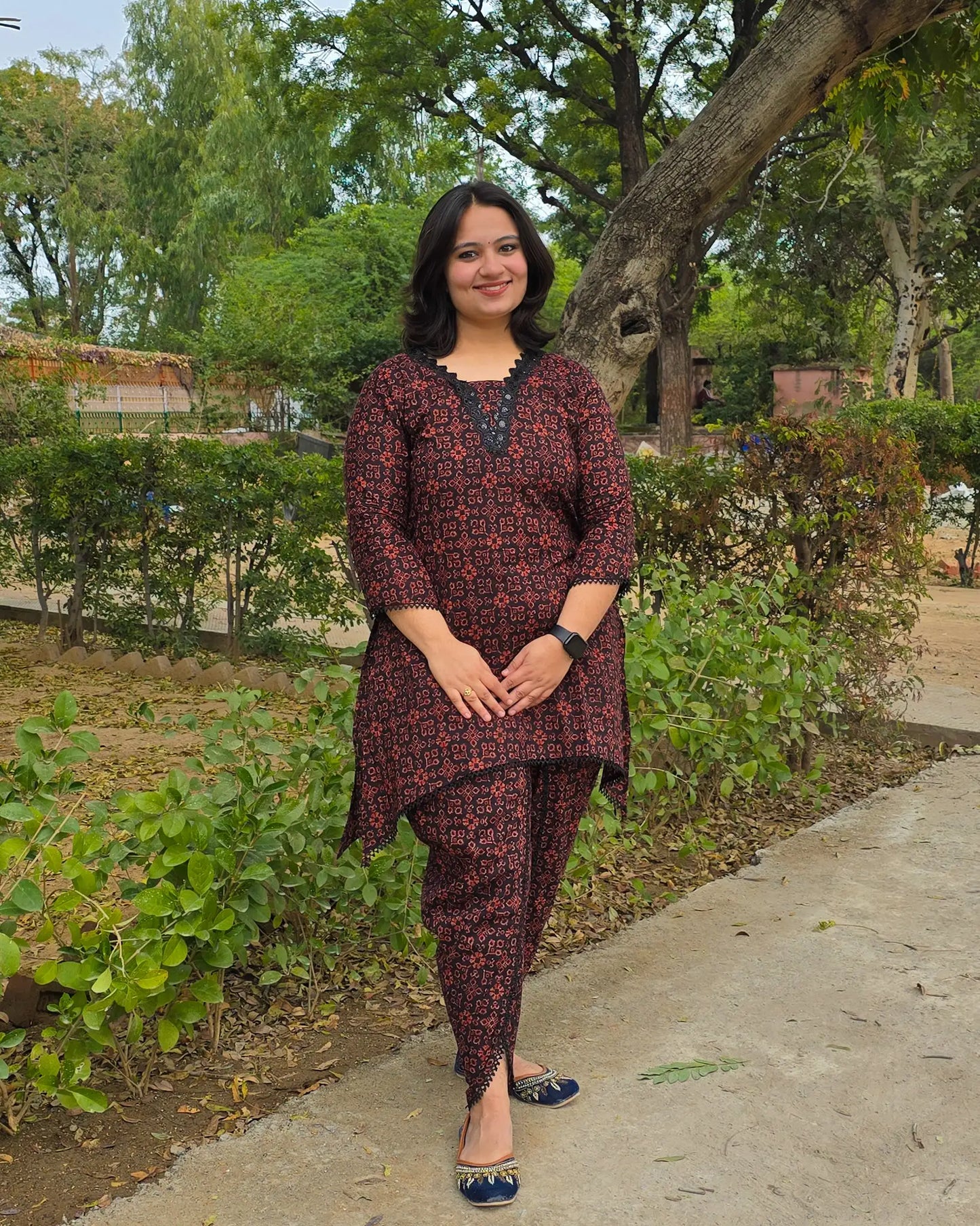 Tulip Pant Coord with seacut kurta