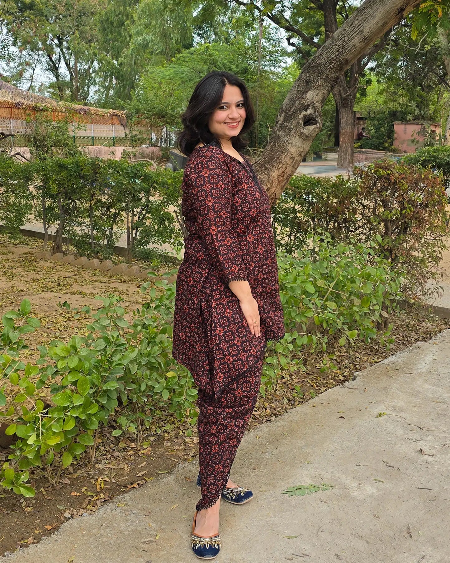 Tulip Pant Coord with seacut kurta