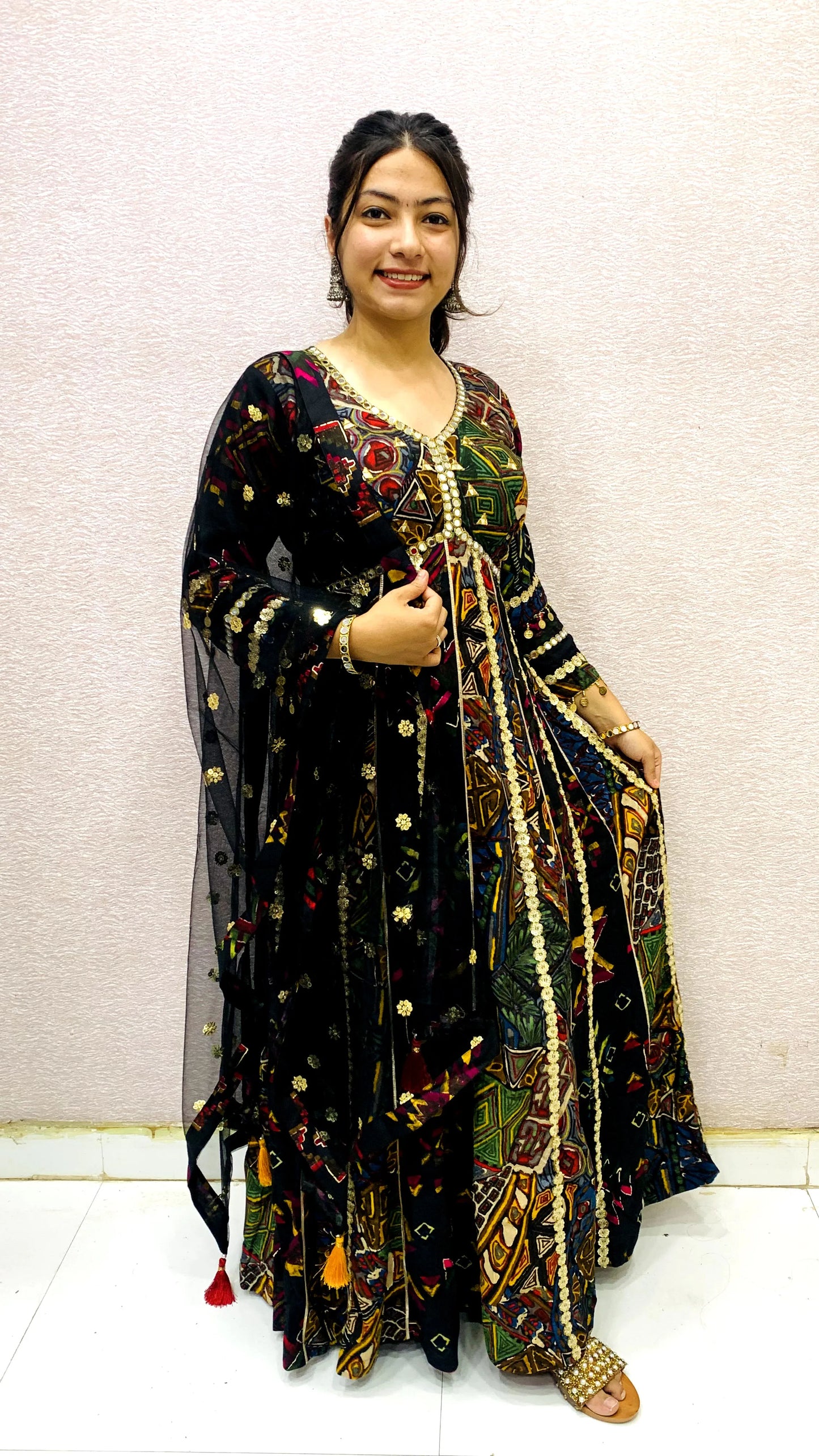 Multicolour Ethnic Dress