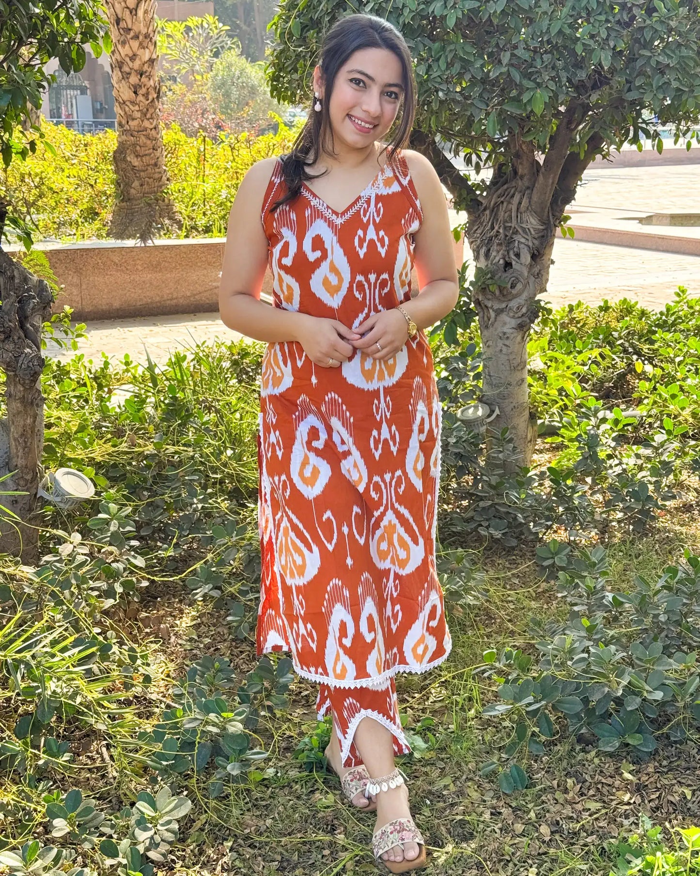 Step Long Kurta Coord