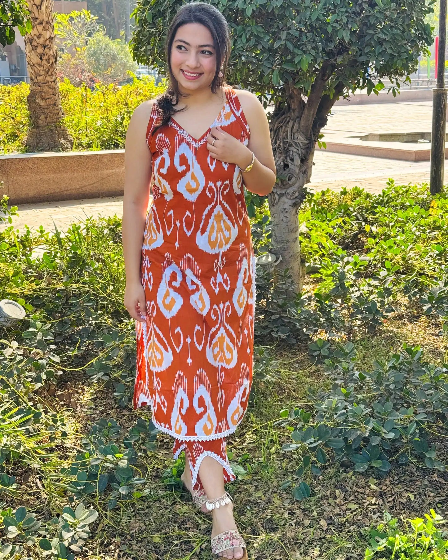 Step Long Kurta Coord