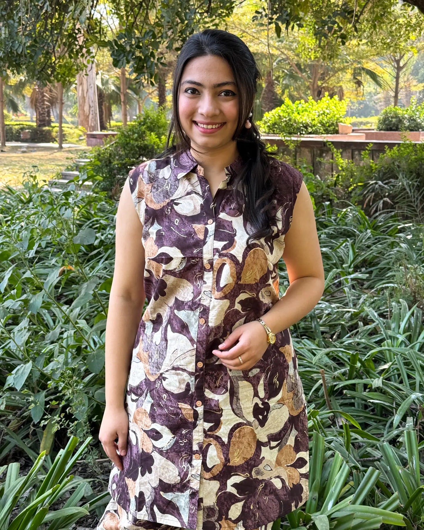 Plus Size Printed coord-set