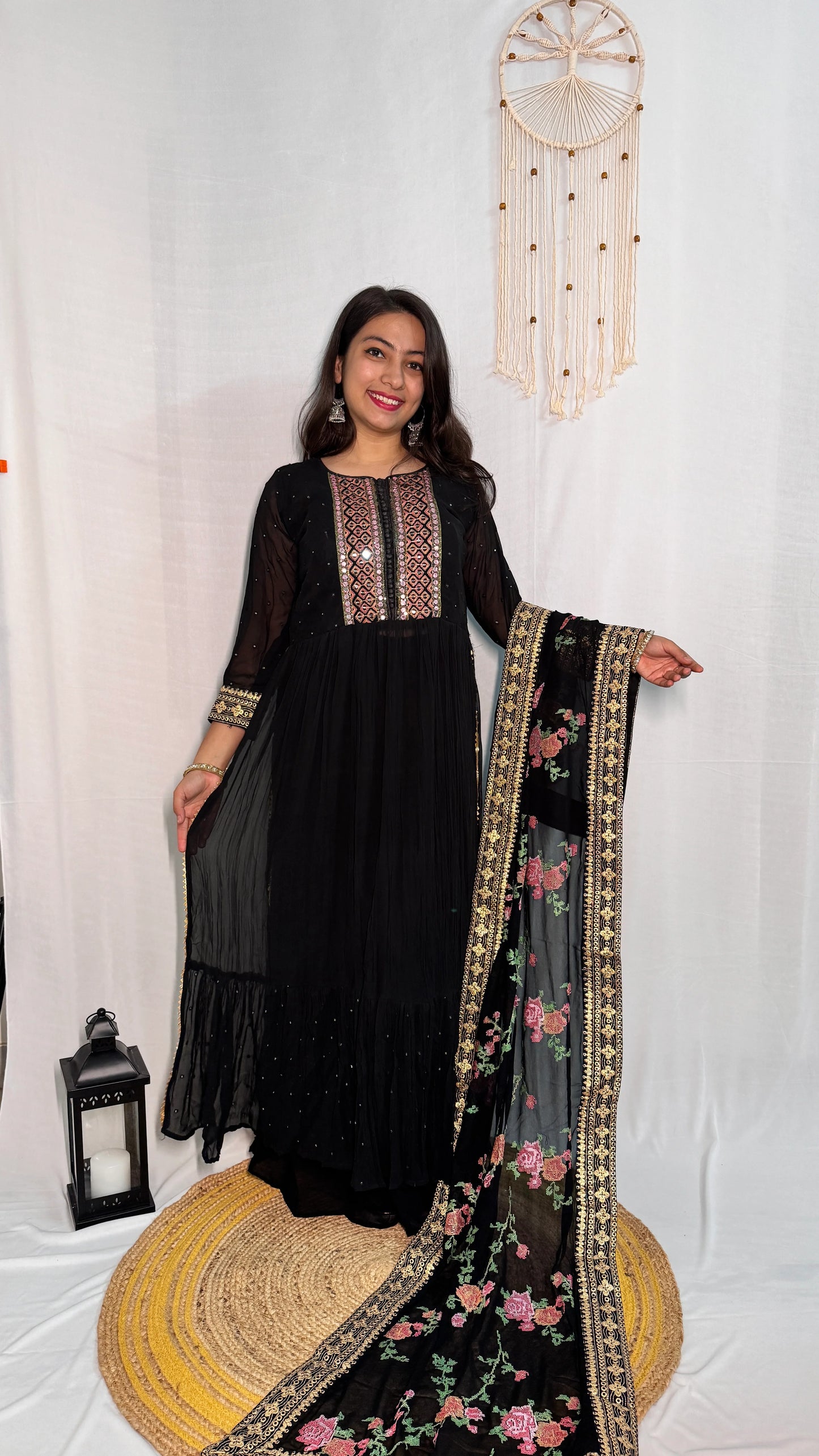 Black Ethnic Wear Set