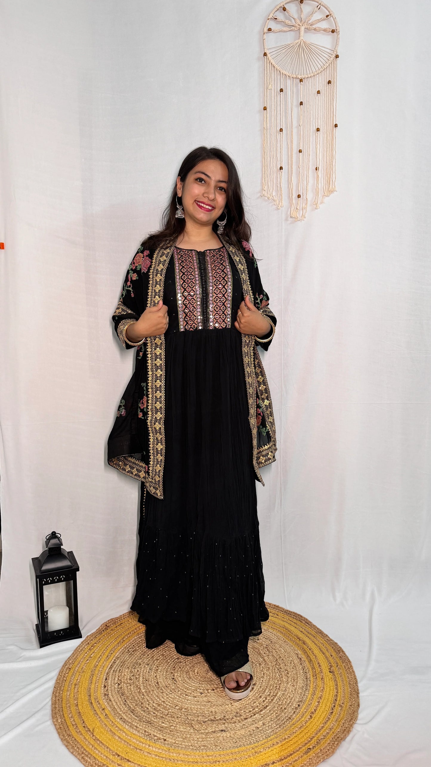 Black Ethnic Wear Set