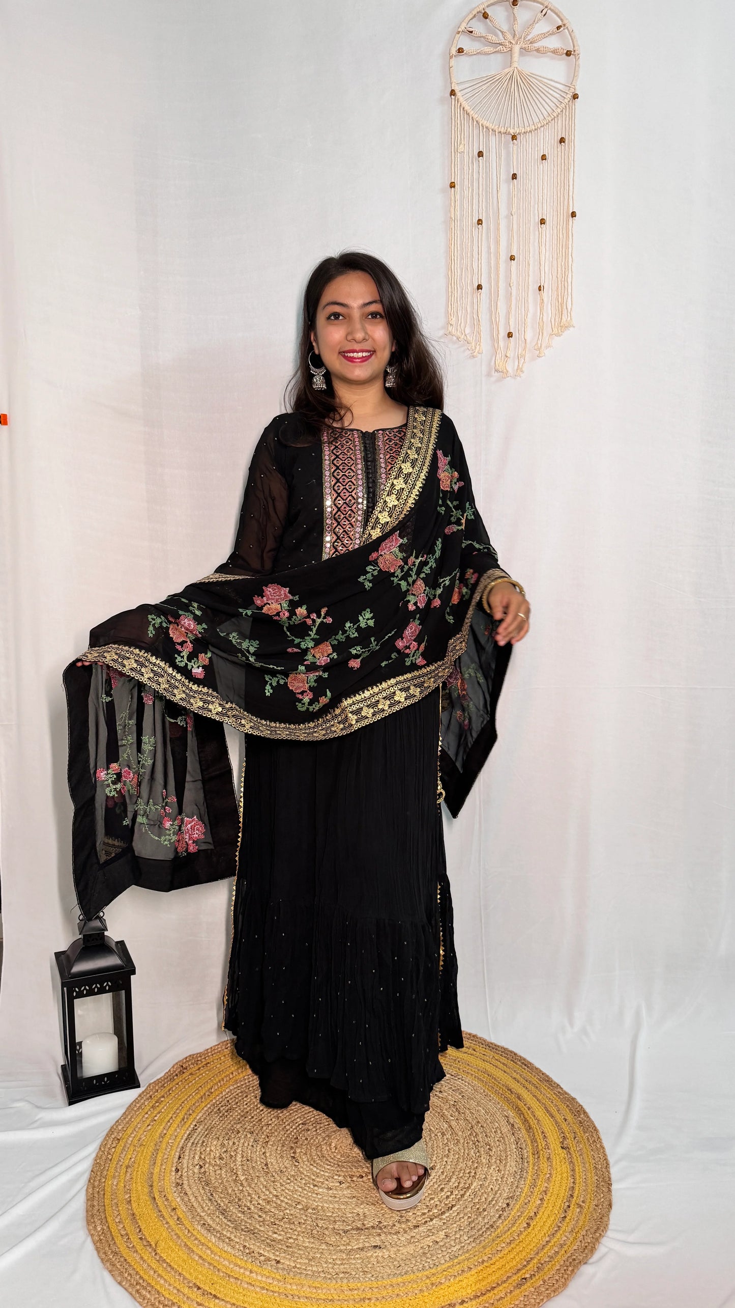 Black Ethnic Wear Set