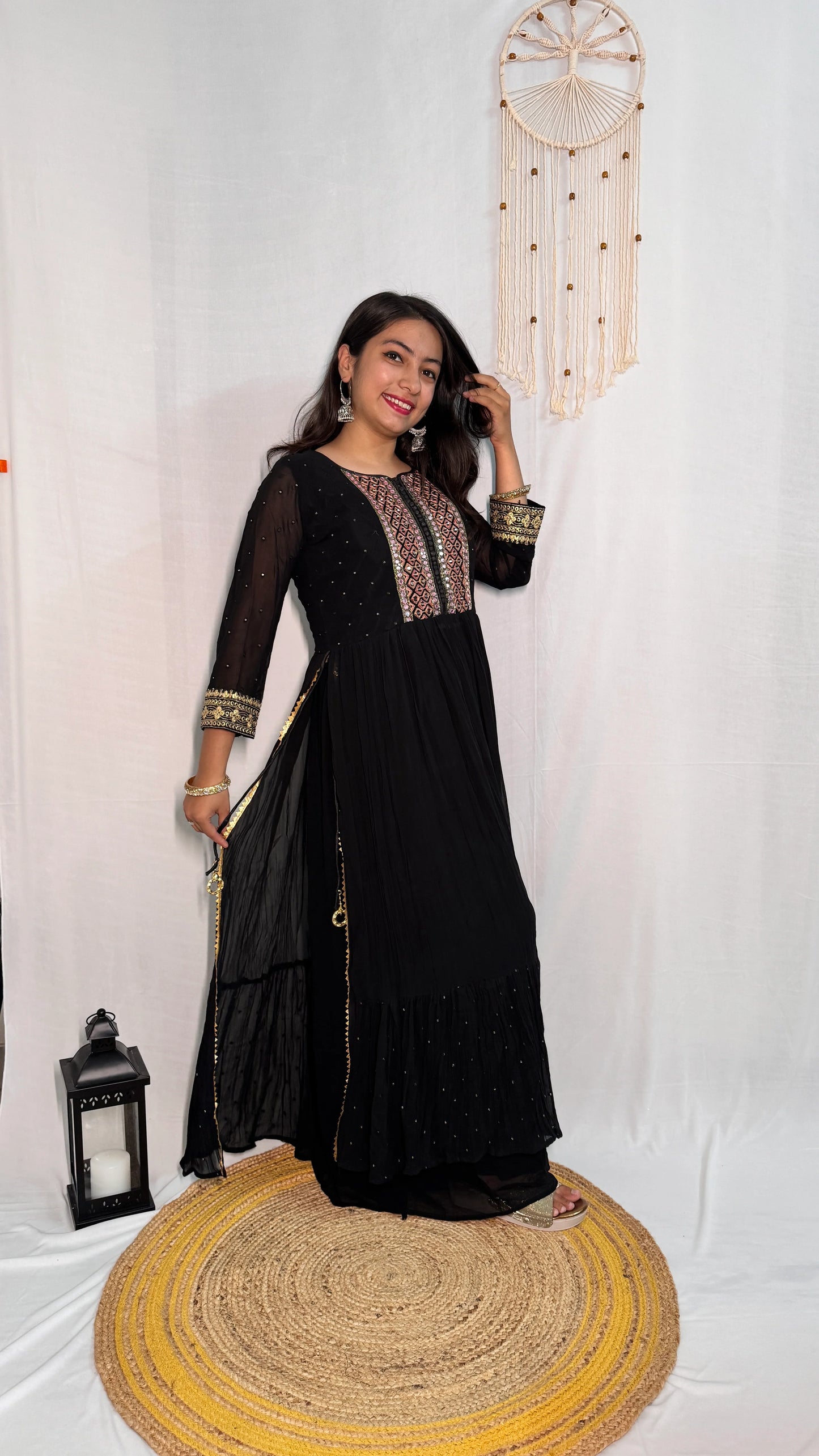 Black Ethnic Wear Set