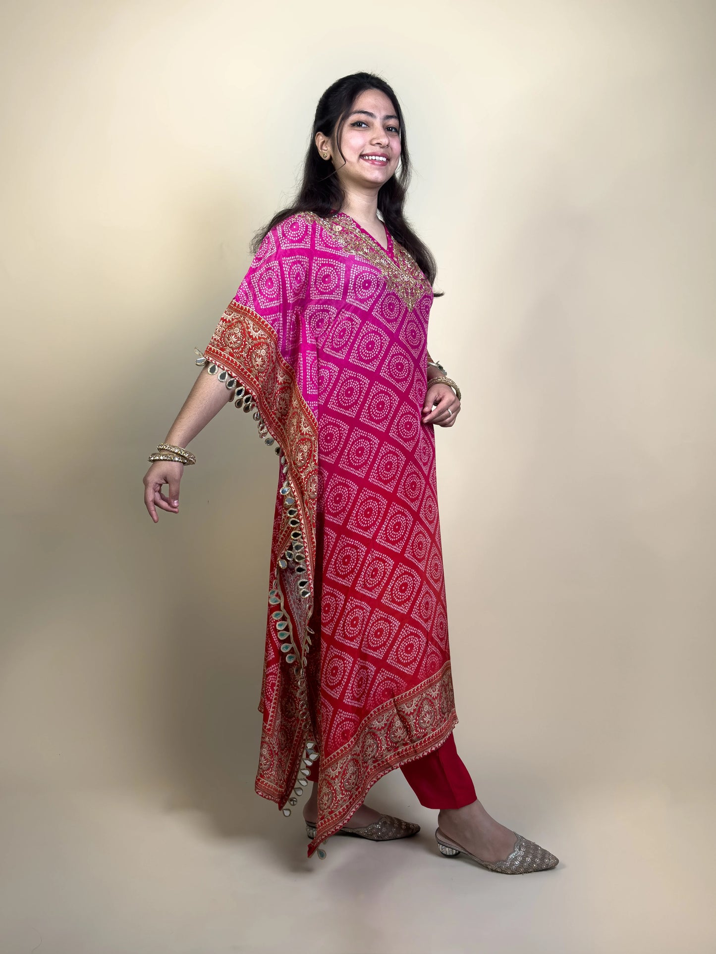 Bandhej Kaftan